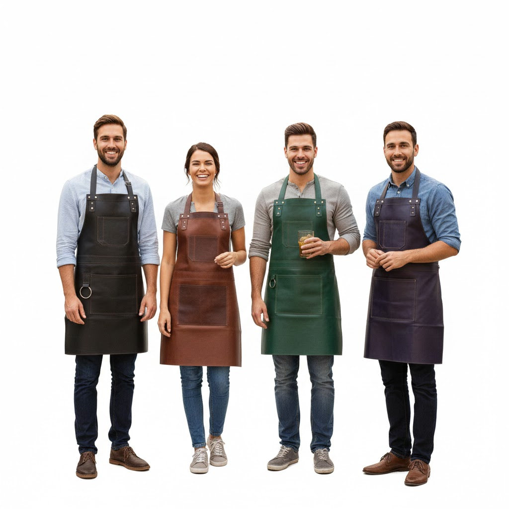 The Herefordshire Leather Apron - Free Customized Branding
