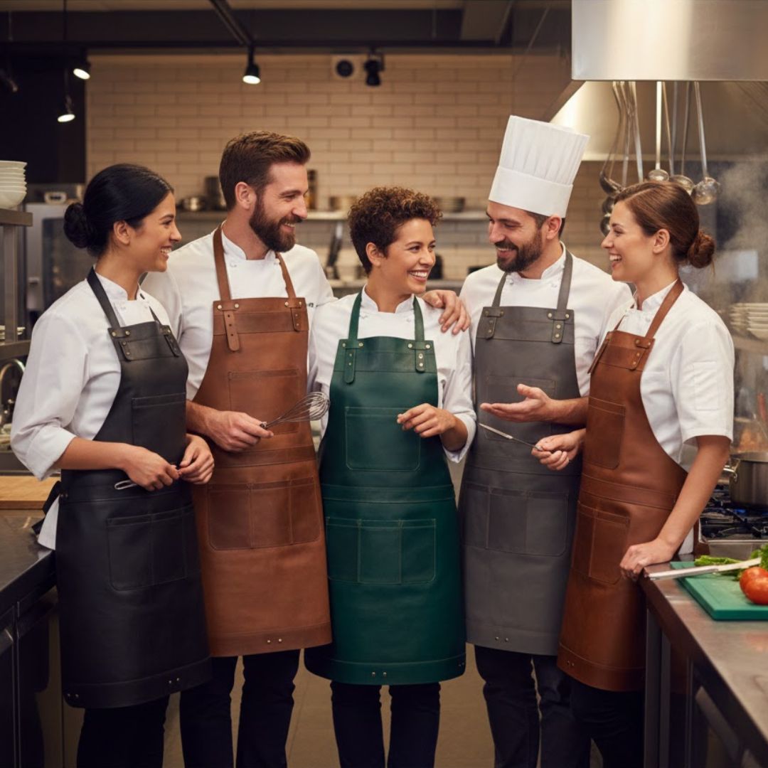 The Bedfordshire Full Grain Leather Apron