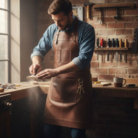Custom Branded Leather Aprons | Wholesale, 5-50 Packs