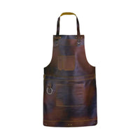 Custom Dark Brown Full-Grain Leather Aprons | Bulk Packs