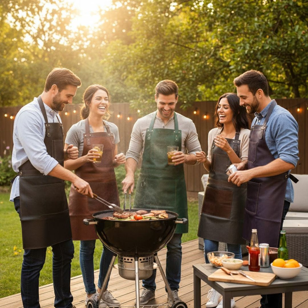 The Herefordshire Leather Apron - Free Customized Branding